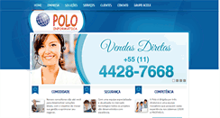 Desktop Screenshot of polo-informatica.com.br