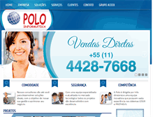 Tablet Screenshot of polo-informatica.com.br